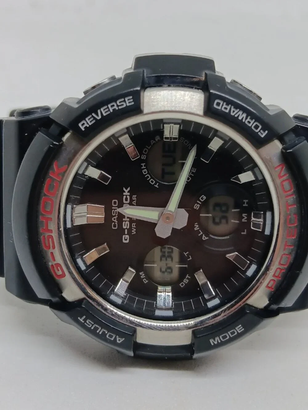 Casio G-Shock GAS-100-1A [5445] Men's Tough Solar Ana-Dig Multifunction Watch